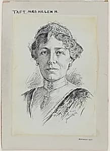 Helen Herron Taft by Jacques Reich, 10 Aug 1852 - 8 Jul 1923