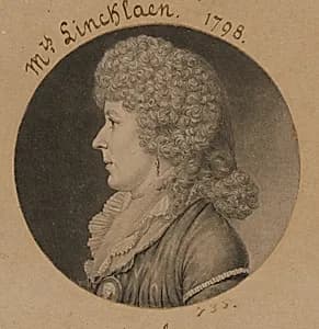 Helen Ledyard Lincklaen by Charles Balthazar Julien Févret de Saint-Mémin, 12 Mar 1770 - 23 Jun 1852