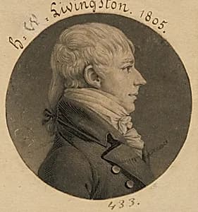 Henry Walter Livingston by Charles Balthazar Julien Févret de Saint-Mémin, 12 Mar 1770 - 23 Jun 1852