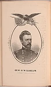 Henry Warner Slocum by Louis Prang Lithography Company, active 1856 - 1899