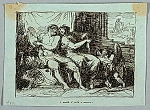 Hercules and Iole by Felice Giani, Italian, 1758–1823