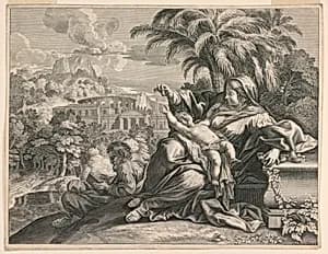 Holy Family by Guillaume Château, French, 1635 - 1683