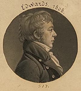 Horace Hampton Edwards by Charles Balthazar Julien Févret de Saint-Mémin, 12 Mar 1770 - 23 Jun 1852