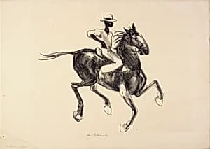 Horse and Rider by Anne Goldthwaite