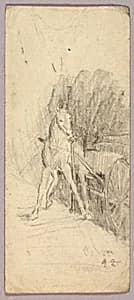 Horse and Wagon by Solon H. Borglum