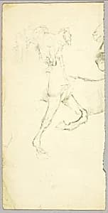 Horse Study by Solon H. Borglum