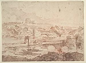 Horsemen in a Landscape by Alessio De Marchis, Italian, 1684–1754