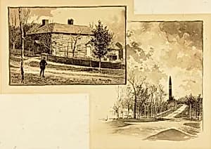 House/Monument in Woods by Ernest C. Peixotto
