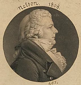 Hugh Nelson by Charles Balthazar Julien Févret de Saint-Mémin, 12 Mar 1770 - 23 Jun 1852