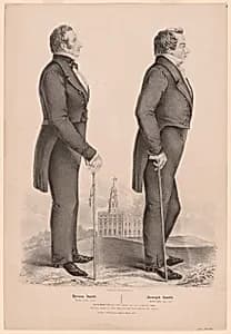 Hyrum and Joseph Smith by Unidentified Artist