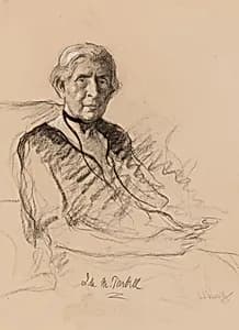 Ida Minerva Tarbell by Samuel Johnson Woolf, 12 Feb 1880 - 3 Dec 1948