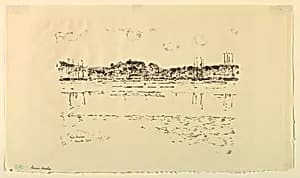 Inner Harbor by Childe Hassam, American, 1859–1935