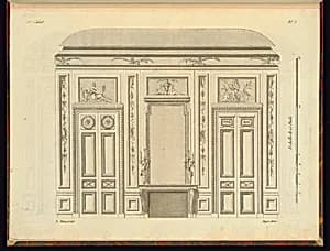 Interior Wall Elevation by L. Janneret, French, active late 18th century
