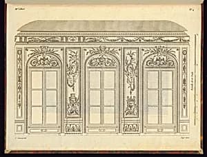 Interior Wall Elevation by L. Janneret, French, active late 18th century
