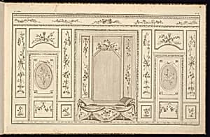 Interior Wall Elevation with a Bed by Pierre Ranson, French, 1736–1786