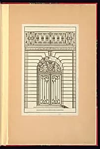 Iron Portal Design by Moreau, French, active 18th century