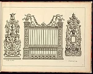 Ironwork Designs by Jean Tijou, French, active 1689 - 1712