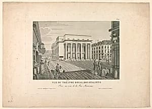 Italian Theater, Paris by Unknown