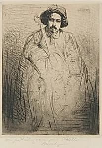 J. Becquet, Sculptor by James McNeill Whistler (1834-1903)