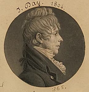 J. Day by Charles Balthazar Julien Févret de Saint-Mémin, 12 Mar 1770 - 23 Jun 1852