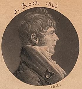 J. Ross by Charles Balthazar Julien Févret de Saint-Mémin, 12 Mar 1770 - 23 Jun 1852
