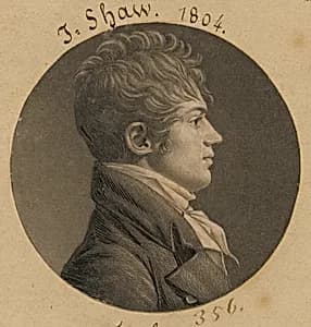 J. Shaw by Charles Balthazar Julien Févret de Saint-Mémin, 12 Mar 1770 - 23 Jun 1852