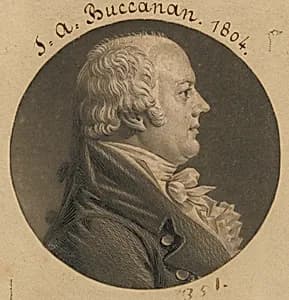 James A. Buchanan by Charles Balthazar Julien Févret de Saint-Mémin, 12 Mar 1770 - 23 Jun 1852
