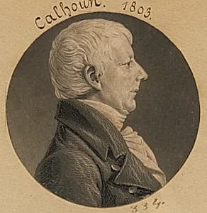 James Calhoun by Charles Balthazar Julien Févret de Saint-Mémin, 12 Mar 1770 - 23 Jun 1852