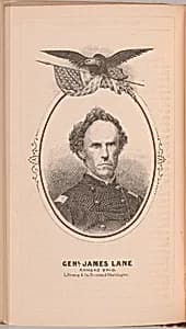 James Henry Lane by Louis Prang Lithography Company, active 1856 - 1899