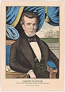 James K. Polk by Nathaniel Currier, 27 Mar 1813 - 20 Nov 1888