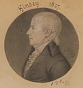 James Kinsey by Charles Balthazar Julien Févret de Saint-Mémin, 12 Mar 1770 - 23 Jun 1852