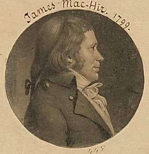 James Machir by Charles Balthazar Julien Févret de Saint-Mémin, 12 Mar 1770 - 23 Jun 1852