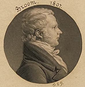 James Madison Broom by Charles Balthazar Julien Févret de Saint-Mémin, 12 Mar 1770 - 23 Jun 1852