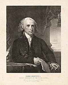 James Madison by Nicolas Eustache Maurin, 1799 - 1850