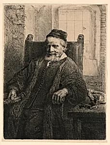 Jan Lutma, Goldsmith by Rembrandt Harmensz van Rijn, Dutch, 1606–1669