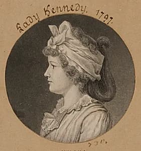 Jane Macomb Kennedy by Charles Balthazar Julien Févret de Saint-Mémin, 12 Mar 1770 - 23 Jun 1852