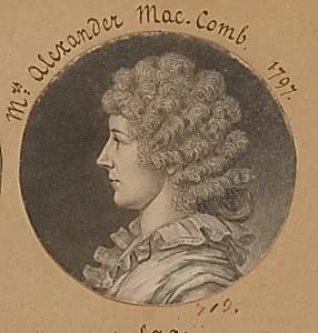 Janet Marshall Macomb by Charles Balthazar Julien Févret de Saint-Mémin, 12 Mar 1770 - 23 Jun 1852