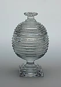 Jar and cover by Unknown