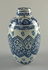 Jar and lid by Unknown
