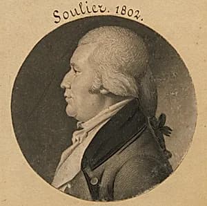 Jean Marie Soulier by Charles Balthazar Julien Févret de Saint-Mémin, 12 Mar 1770 - 23 Jun 1852