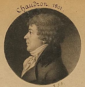 Jean Simon Chaudron by Charles Balthazar Julien Févret de Saint-Mémin, 12 Mar 1770 - 23 Jun 1852