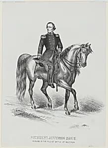 Jefferson Davis by Ludwig & Hoyer Lithography Company, active 1861 - 1866?