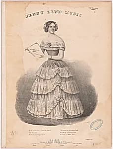 Jenny Lind by J. H. Bufford Lithography Company, active 1835 - 1890