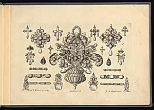 Jewelry Designs by Friedrich Jacob Morison, German, active 1693 – 1699