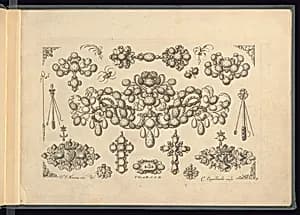 Jewelry Designs by Friedrich Jacob Morison, German, active 1693 – 1699