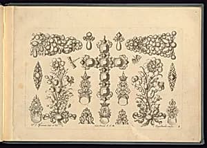 Jewelry Designs by Friedrich Jacob Morison, German, active 1693 – 1699
