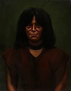 Jivaro Indian by Unidentified (South American?)