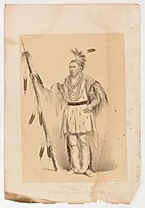 Joc-o-sot, the Walking Bear by George Catlin