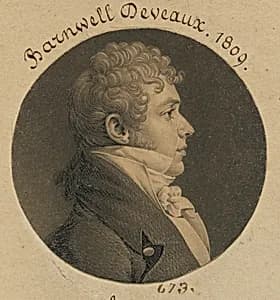 John Barnwell Deveaux by Charles Balthazar Julien Févret de Saint-Mémin, 12 Mar 1770 - 23 Jun 1852