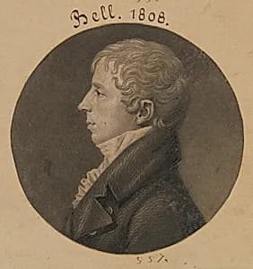 John Bell by Charles Balthazar Julien Févret de Saint-Mémin, 12 Mar 1770 - 23 Jun 1852